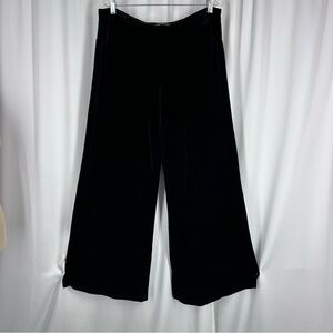 Vintage Nally and Millie Velour Wide Leg Pants Sz XL Velvet Palazzo Made In USA